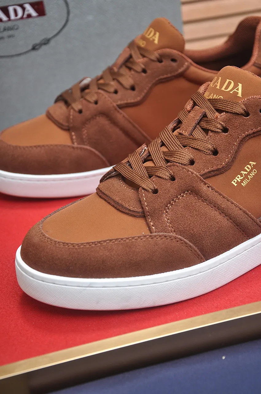 Men's shoes 💰580💶【PRADA】Top original, new season, high quality original goods, top imported calfskin with original imported glue, imported cowhide inside with original cowhide feet, original outsole! Quality guaranteed! Code 38-45 (45 customized)